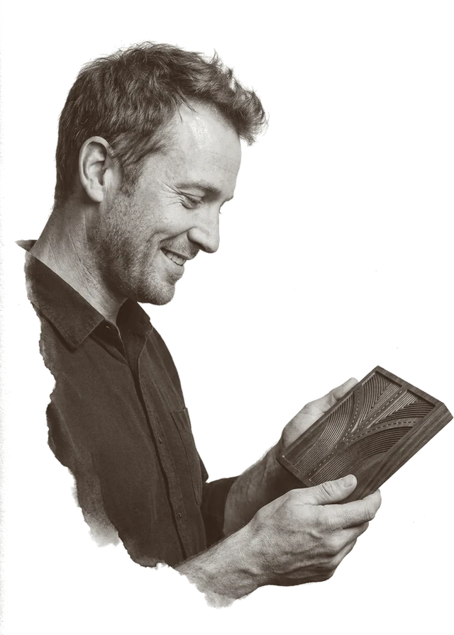 Someone reading a warehouse lease document at a desk