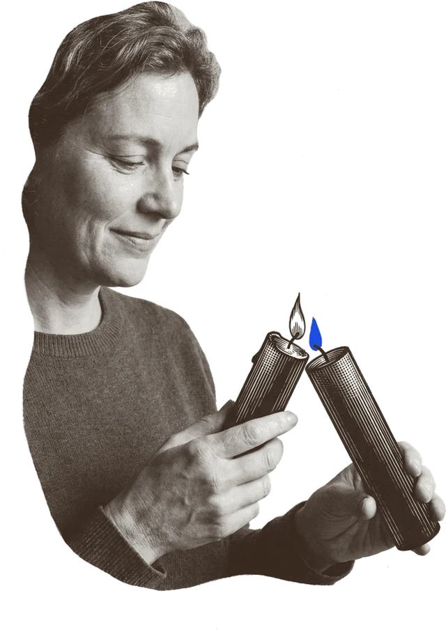 Someone reading a grant award letter at a desk